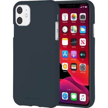 Mercury Ochranný kryt pro iPhone 11 - Mercury, Soft Feeling Midnight Blue