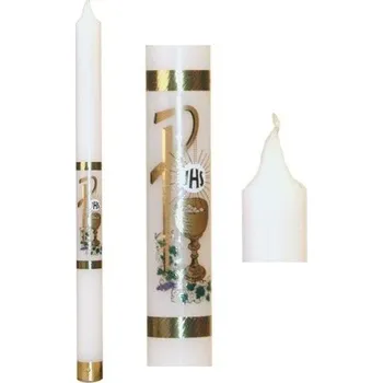 Svíčka Kostelní svíčka K přijímání 30x400 250g svíčka na zápich