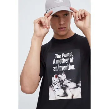 Bavlněné tričko Reebok Classic Basketball černá barva, s potiskem 100068513 99X, vel. S