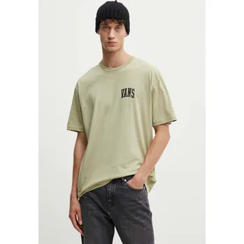 Oblečení a móda Bavlněné tričko Vans VN000HFGD3Z1 zelená 97X, vel. S