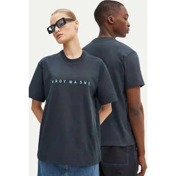 Bavlněné tričko Sunnei tmavomodrá barva, s aplikací, RTWXJER007 59X, vel. S