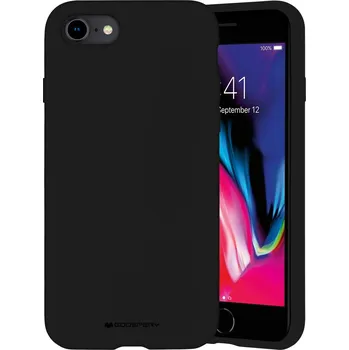 Mercury Ochranný kryt pro iPhone 7 / 8 / SE (2020/2022) - Mercury, Silicone Black
