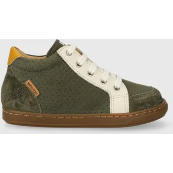 Dámské polobotky Dětské kožené polobotky Shoo Pom zelená barva P4BGBI0401 78X, EUR 20