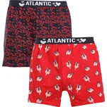 Pánské trenýrky ATLANTIC 2-Pack velikost S red/navy