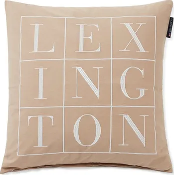Povlak na dekorativní polštářek Bavlněný povlak na polštář Lexington 50 x 50 cm 10004001.50x50 béžová 80X