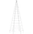 Vánoční dekorace vidaXL 358108 LED vánoční stromek na stožár 180 cm teplá bílá