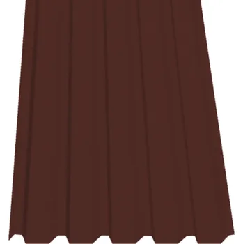 plechová krytina SATJAM Plech trapézový SAT35 střešní PMH tl. 0,5 mm RR750 cihlově červený
