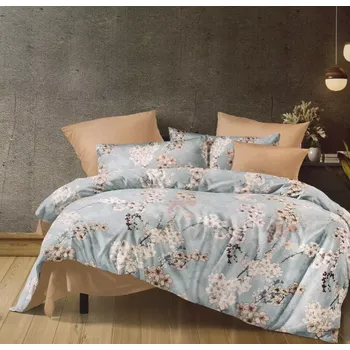 Povlečení Novinka 2025 ! Bavlněné povlečení s 3D efektem na 2 postele -140×200/70×90 cm – 100 % bavlna - SOPHIA + prostěradlo zdarma