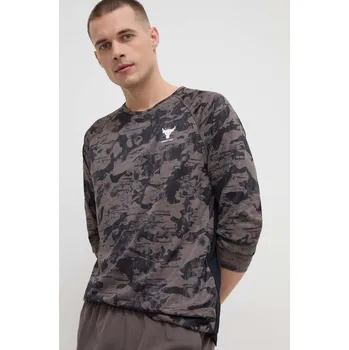 Pánské tričko Tréninkové tričko s dlouhým rukávem Under Armour Project Rock 1383218 šedá 90Y, vel. L