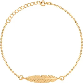 Náramek Pozlacený náramek Lilou 115/25/BR zlatá GLD, vel. ONE SIZE