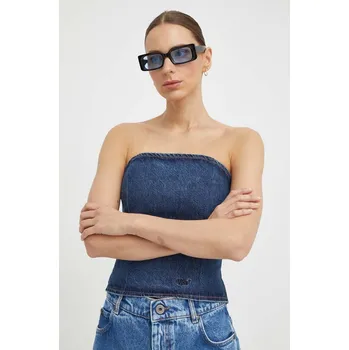 Džínový top Won Hundred 2668.15144 námořnická modř 59J, vel. 36
