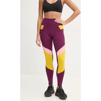 Dámské legíny Legíny United Colors of Benetton dámské, fialová barva, vzorované, 330X3F03S 49X, vel. S