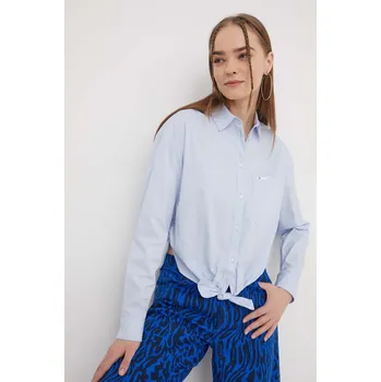 Pánské oblečení Košile Tommy Jeans DW0DW17520 modrá 50X, vel. XL