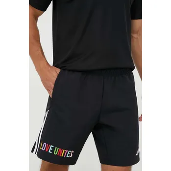 Pánské oblečení Tréninkové šortky adidas Performance Pride Tiro Downtime HY5900 černá 99X, vel. L