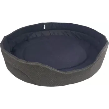 Pelíšek pro psa Pelech oválný 70x60x16 cm Černý