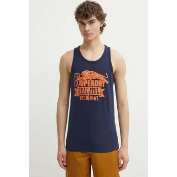 Pánské tričko Tričko Superdry tmavomodrá barva M6010818A.2AU 59X, vel. S