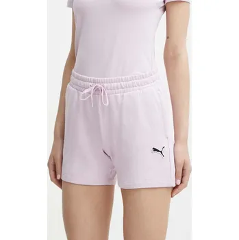 Bavlněné šortky Puma BETTER ESSENTIALS 680974 růžová 30X, vel. L