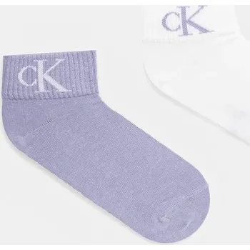 Pánské ponožky Ponožky Calvin Klein Jeans 2-pack 701228813.NOS fialová 04X, vel. 39/42