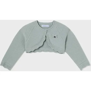 Dívčí svetr Dětský svetr s příměsí vlny Mayoral 308.4B.Baby.9BYH tyrkysová 65X, vel. 80