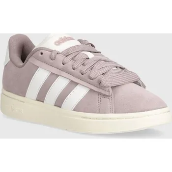 Pánské tenisky Sneakers boty adidas Grand Court Alpha fialová barva, IH3848 45X, EUR 39 1/3