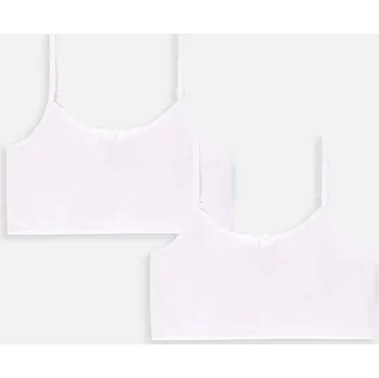 Podprsenka Dětská podprsenka Coccodrillo 2-pack XCX407502BAU bílá 00X, vel. 128