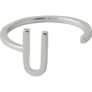 Prsten Stříbrný prsten Design Letters 90601001U stříbrná SLV, vel. ONE SIZE