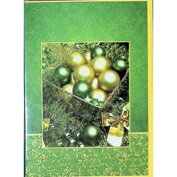 Blahopřání E - s motivem vánoc GC - 17x12cm