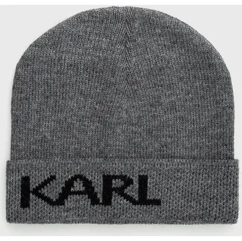 Pokrývka hlavy Čepice Karl Lagerfeld 512322.805601 šedá 90X, vel. S