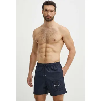 Plavkové šortky Tommy Hilfiger tmavomodrá barva, UM0UM03212 59X, vel. S