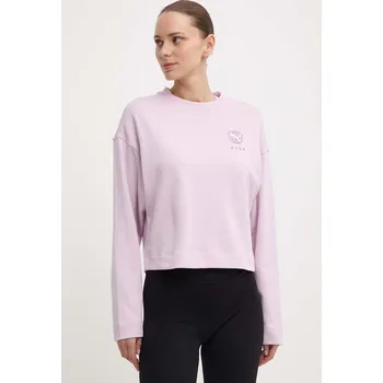 Dámská mikina Mikina Puma BETTER SPORTSWEAR dámská, fialová barva, s potiskem, 679008 48X, vel. L