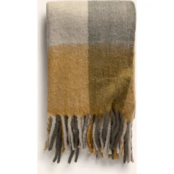 Přehoz na lůžko Přehoz z vlněné směsi Calma House Dysi 120 x 180 cm žlutá barva DYSI.120P.MOS 17X