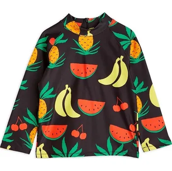 Dětská móda Plavecké tričko s dlouhým rukávem Mini Rodini 2328010816 hnědá 88X, vel. 68-74