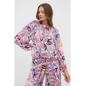 Dámská halenka Halenka Marciano by Guess LUISE dámská, vzorovaná, 4GGH57 7066A 4GGH57.7066A vícebarevná MLC, vel. 34