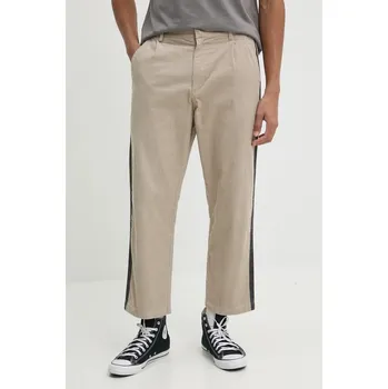 Pánské kalhoty Manšestrové kalhoty Quiksilver Roller Line Pant EQYNP03305 béžová 08X, vel. 34