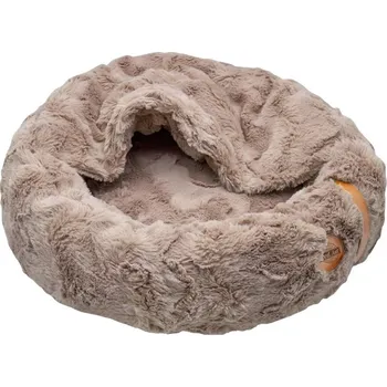 Pelíšek pro psa RED ANT Kukaň s dekou pro malé psy Hnědá 50x15cm S