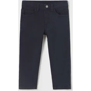 Chlapecké kalhoty Dětské bavlněné kalhoty Mayoral slim fit basic 563.3F.Baby.9BYH námořnická modř 59X, vel. 68