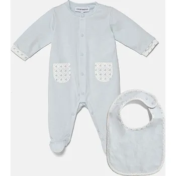 Oblečení a móda Bavlněné kojenecké body Emporio Armani EY000009.AF10913 modrá 50X, vel. 50