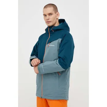 Pánské oblečení Bunda Columbia Iceberg Point 1954411 tyrkysová 66X, vel. S