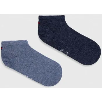 Pánské ponožky Tommy Hilfiger - Dětské ponožky (2-pak) 301390 modrá 55X, vel. 39/42
