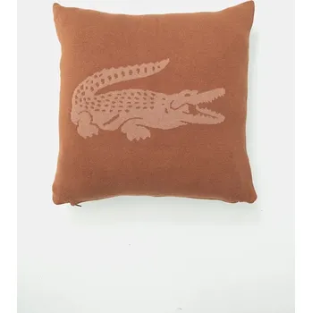 Povlak na dekorativní polštářek Bavlněný povlak na polštář Lacoste L Reflet Daim 45 x 45 cm 1041265 hnědá 88X