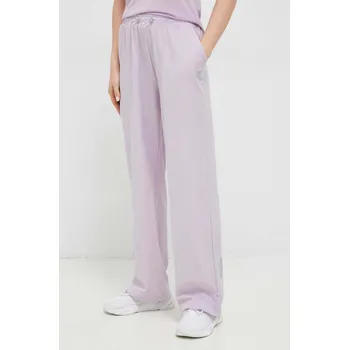 Dámské kalhoty Tréninkové kalhoty Fila Raqusa fialová barva, hladké FAW0375 45X, vel. S