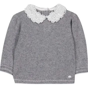 Dívčí svetr Dětský svetr s příměsí vlny Tartine et Chocolat TZ18151.67.74 šedá 90X, vel. 71