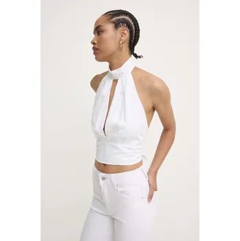 Top s lnem Answear.LAB bílá barva 92216.ijs 00X, vel. M/L