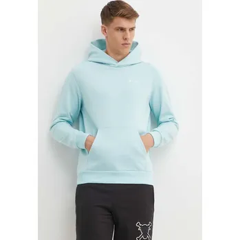 Pánská mikina Mikina Champion pánská, s kapucí, hladká, E20000 tyrkysová 06A, vel. S
