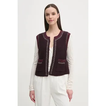 Dámská halenka Halenka s příměsí kašmíru United Colors of Benetton béžová barva, 3R0KD401J 01X, vel. XS