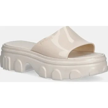 Dámské pantofle Pantofle Melissa MELISSA ELLA SLIDE AD dámské, béžová barva, na platformě, M 35882.AZ382 M.35882.AZ382 01X, EUR 39