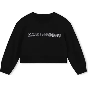 Chlapecká mikina Dětská bavlněná mikina Marc Jacobs černá barva, s potiskem, W60263 W60263.102.108 99X, vel. 102