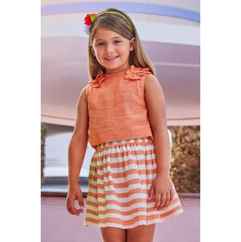 Dětská souprava Mayoral 3952.6B.Mini.PPYH oranžová 23X, vel. 104