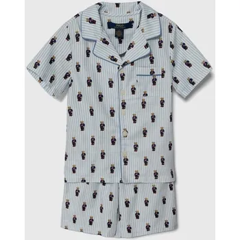 Pánské pyžamo Dětské bavlněné pyžamo Polo Ralph Lauren 9P0139 modrá 05X, vel. 140-152