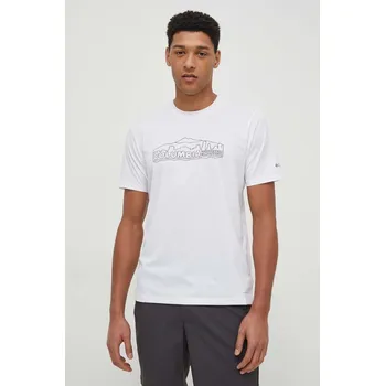 Sportovní triko Columbia Legend Trail bílá barva, s potiskem, 2036533 00X, vel. L